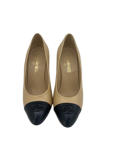 Chanel Nude Pumps Size 38C - SOLD