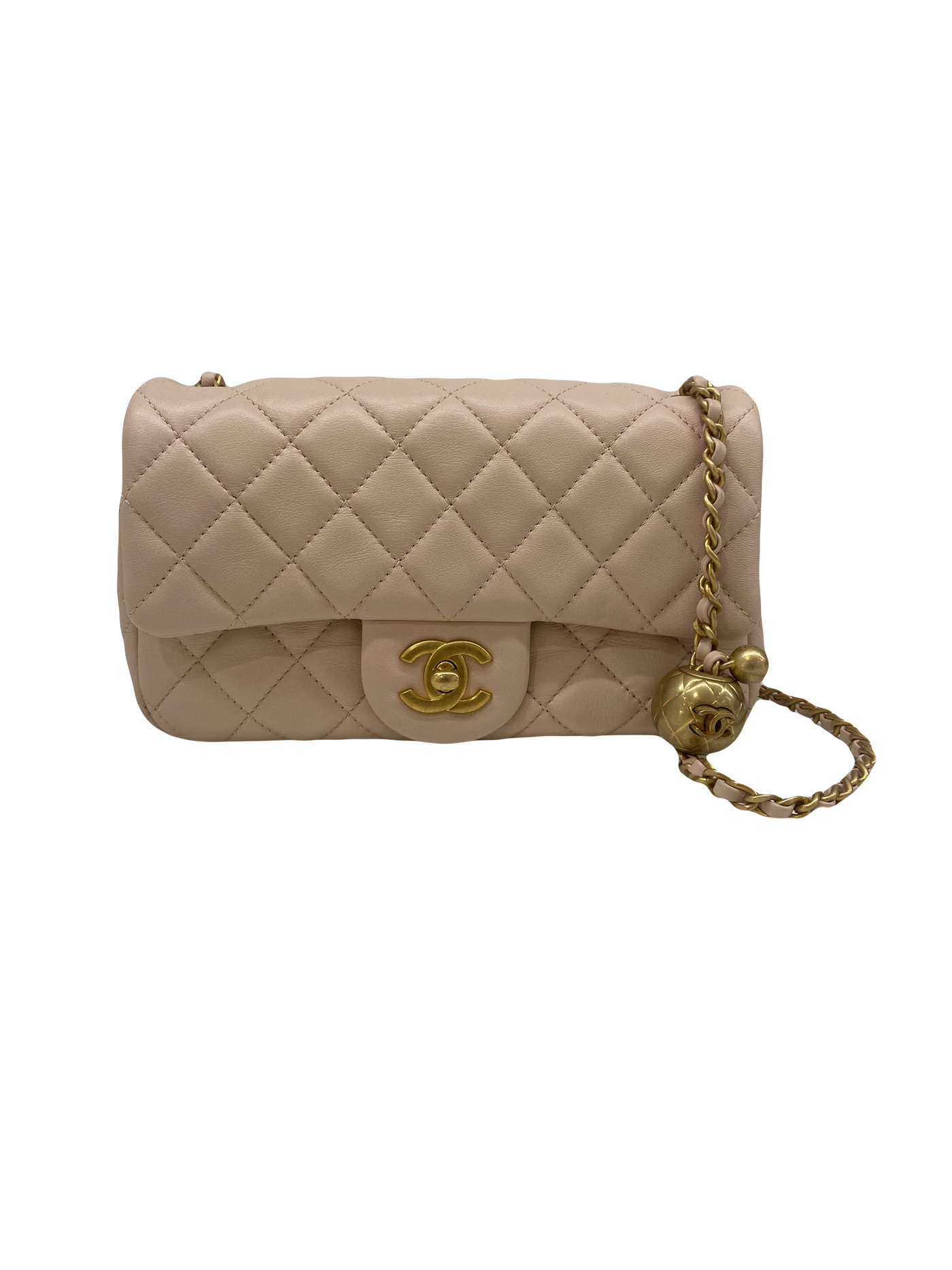 Chanel Mini Flap Bag Pearl Crush