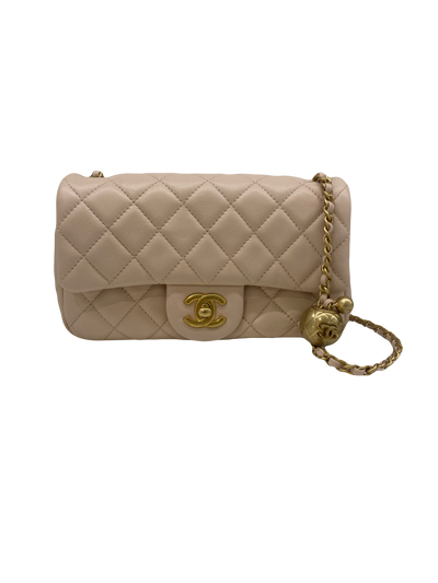 Chanel Mini Flap Bag Pearl Crush