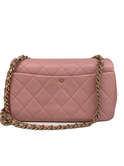 Chanel Light Pink Flap Bag GHW