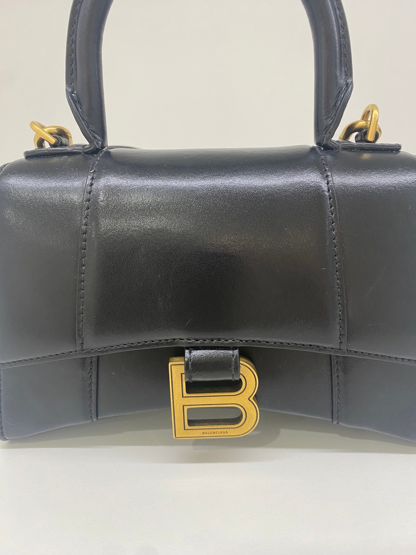 Balenciaga Hourglass Medium - Black