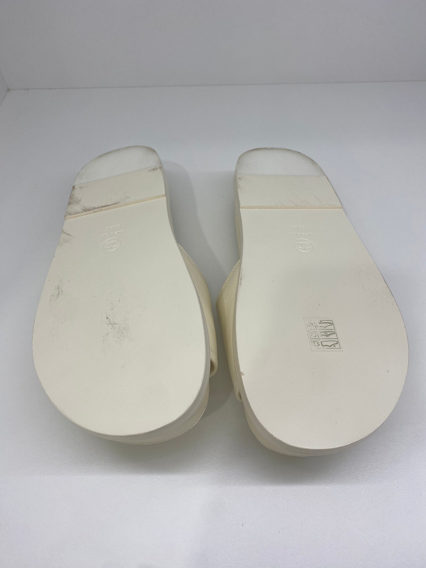 Chanel Rainbow and White Slides - Size 41 SOLD