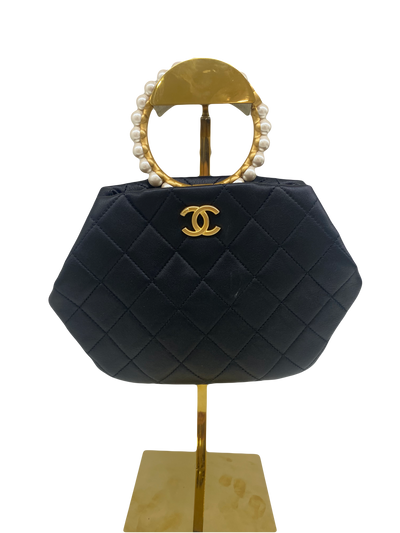 Chanel Clutch with Pearl Handle