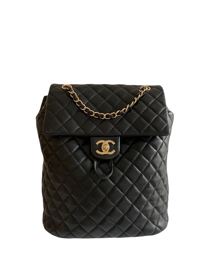 Chanel Urban Spirit Backpack Black GHW (OE)