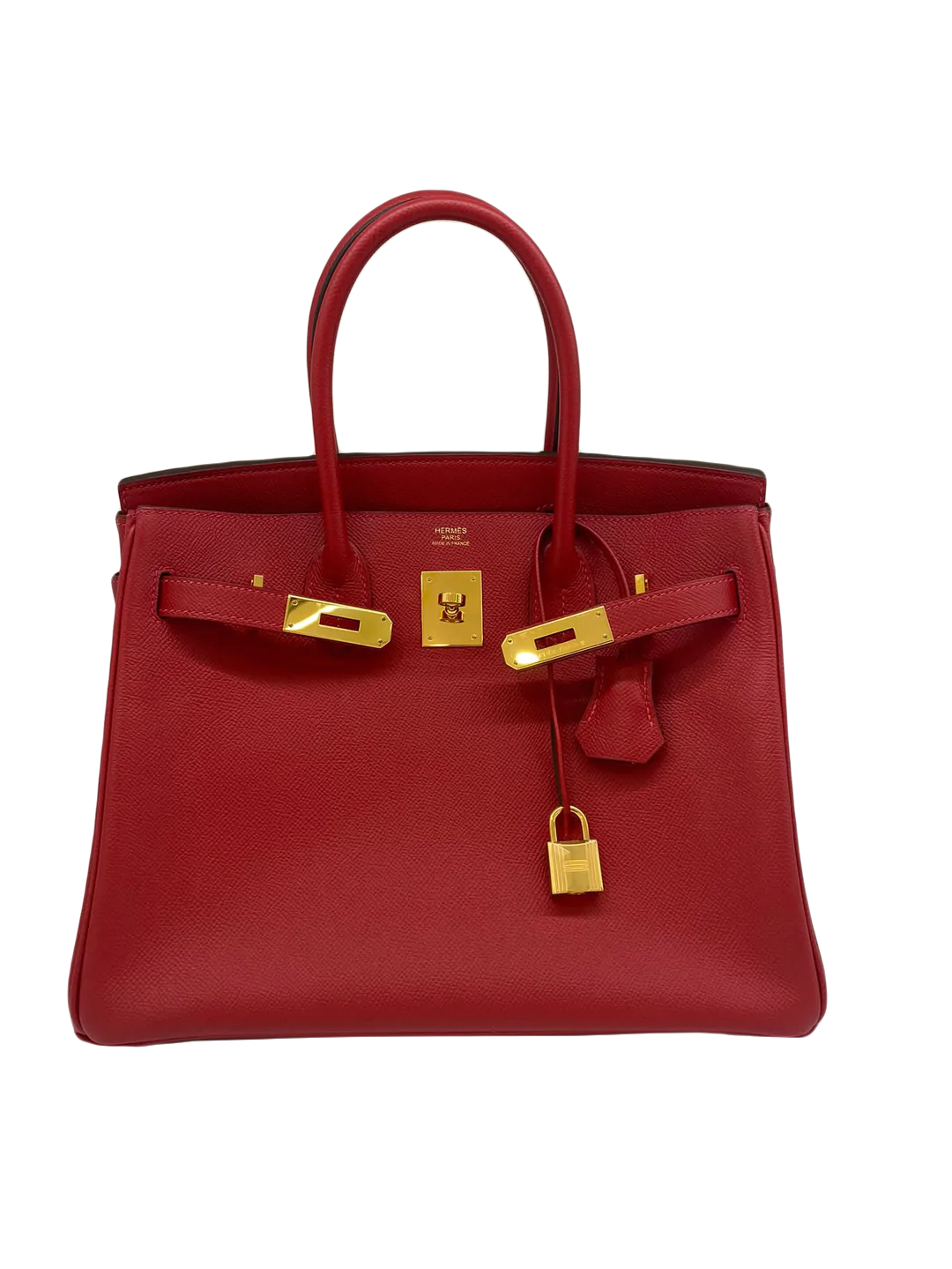 Hermes Birkin 30 Rouge Casaque GHW