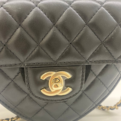 Chanel Heart Bag Large - Black CGHW - SOLD