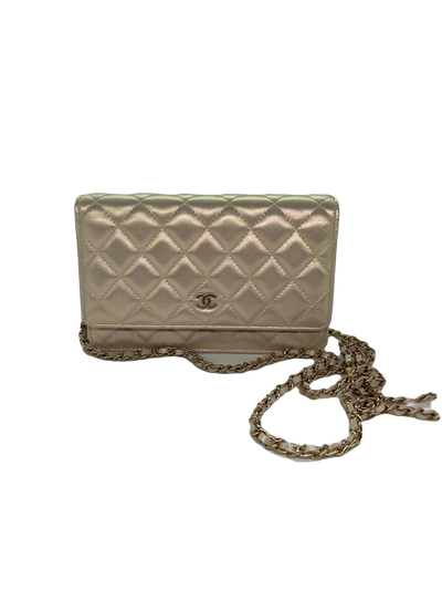 Chanel Wallet On Chain - Ivory Iridescent - SOLD