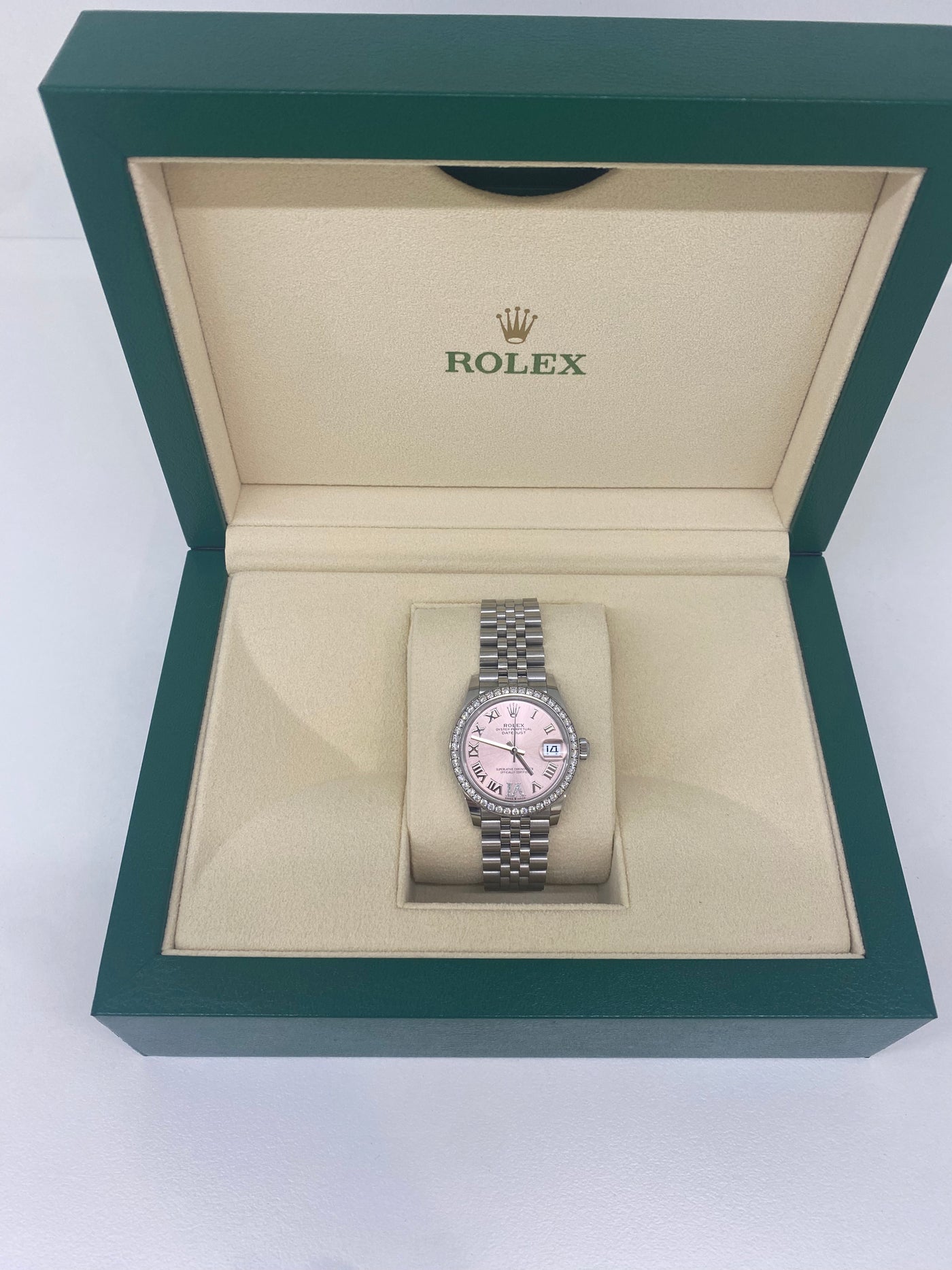 Rolex Datejust 31mm Steel with Pink Face