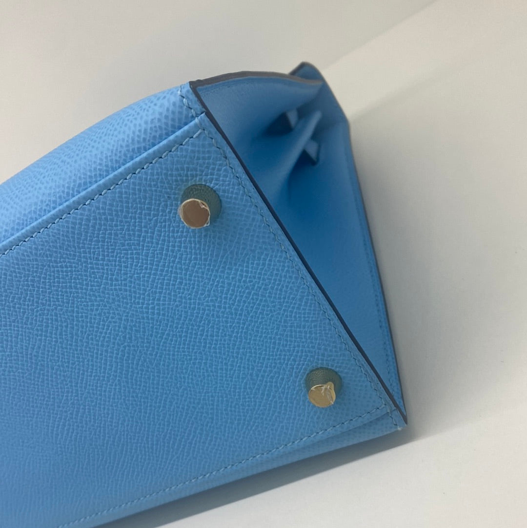 Hermes Kelly 28 Blue Celeste GHW - SOLD