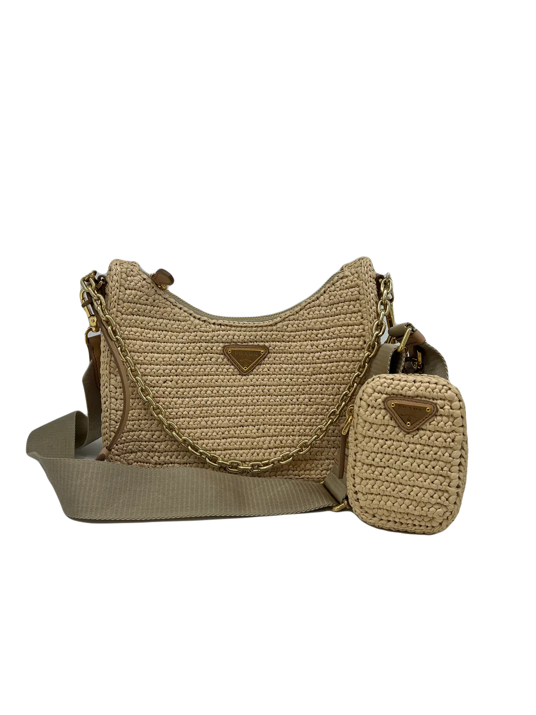 Prada Re-edition Raffia