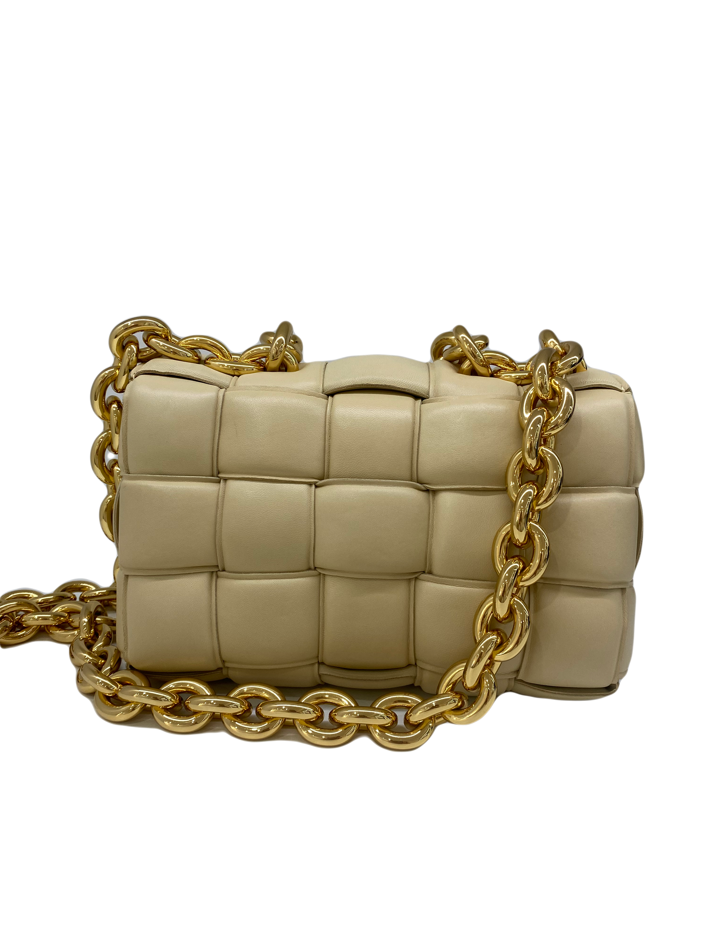 Bottega Veneta Cassette Bag With Chain