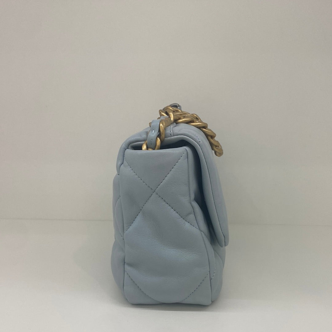 Chanel 19 Bag - Small Blue GHW