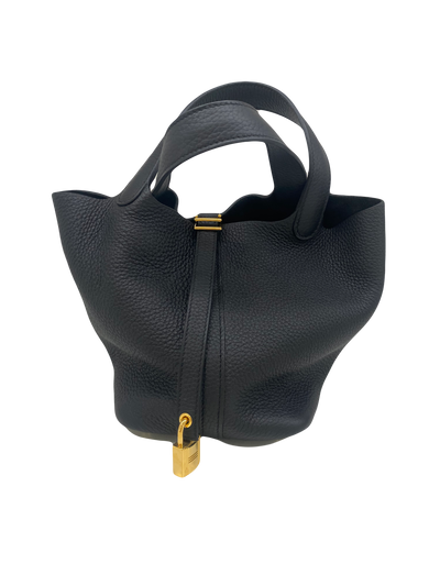 Hermes Picotin 18 Noir GHW
