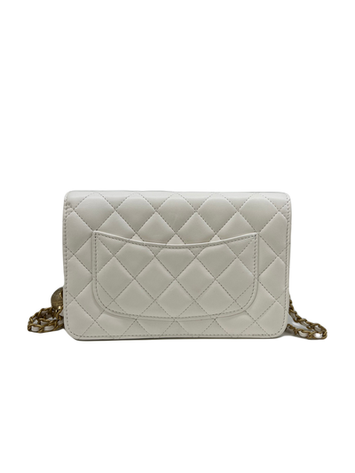 Chanel WOC (Wallet on Chain) Pearl Crush - White GHW - SOLD