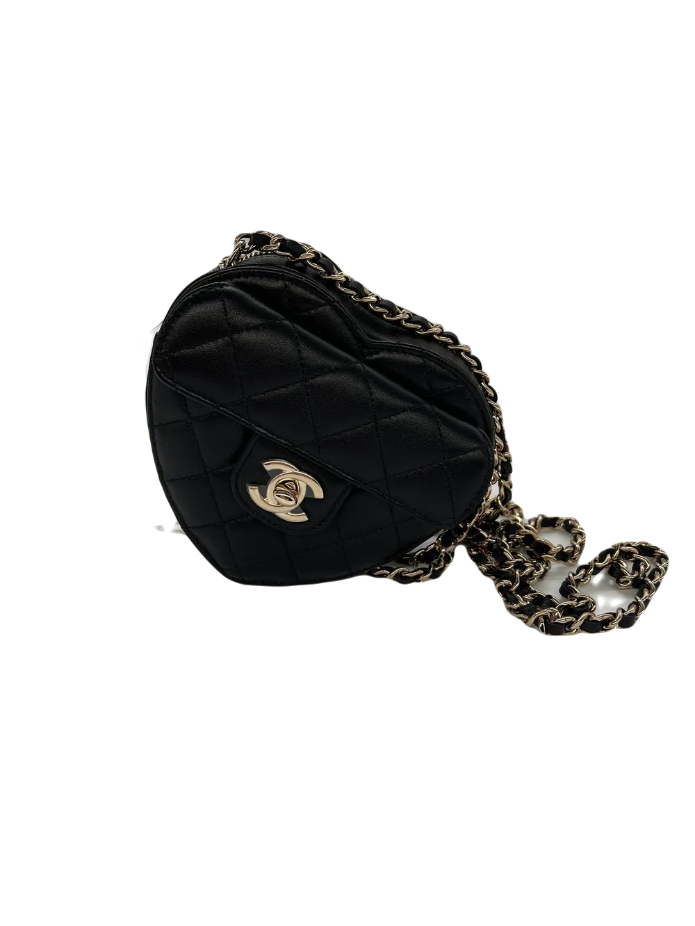 Chanel Heart Bag Small - Black - SOLD