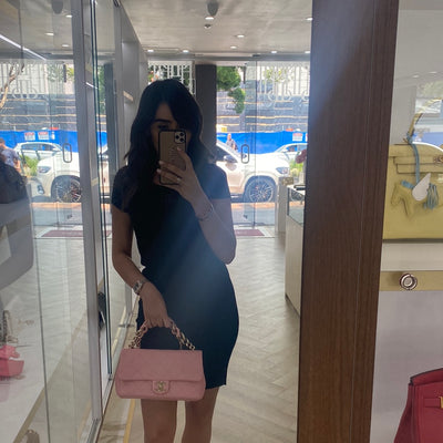 Chanel Light Pink Flap Bag GHW