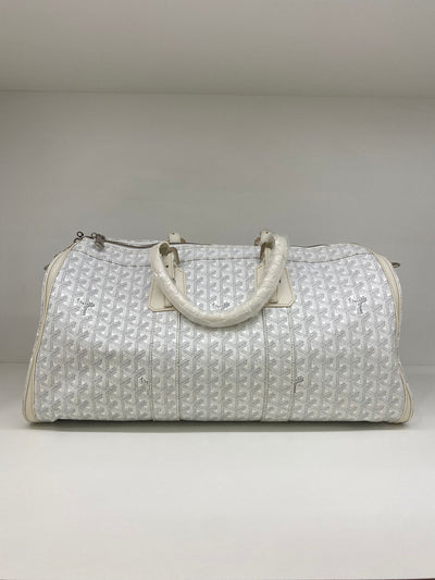 Goyard White Duffle bag - Croisière 50