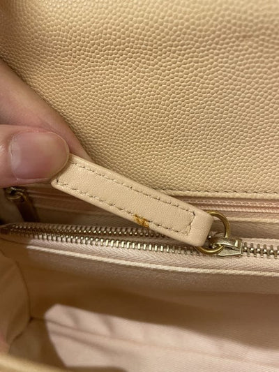 Chanel 17S Classic Ouilted Coco Handle Beige Clair (OE)