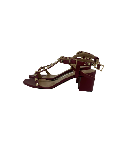 Valentino Rockstud Block Heel Sandals 36 (OE)