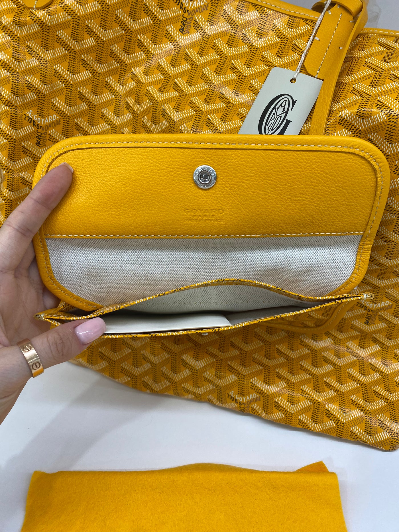 Goyard St Louis Gm Tote Jaune