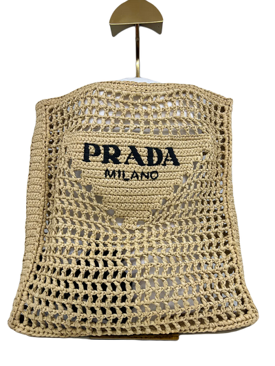 Prada Raffia Tote SOLD