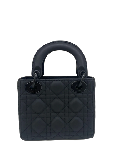 Christian Dior - Lady Dior Mini - Matte Black