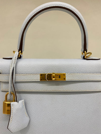 Hermes Kelly 25 Bleu Brume GHW - SOLD