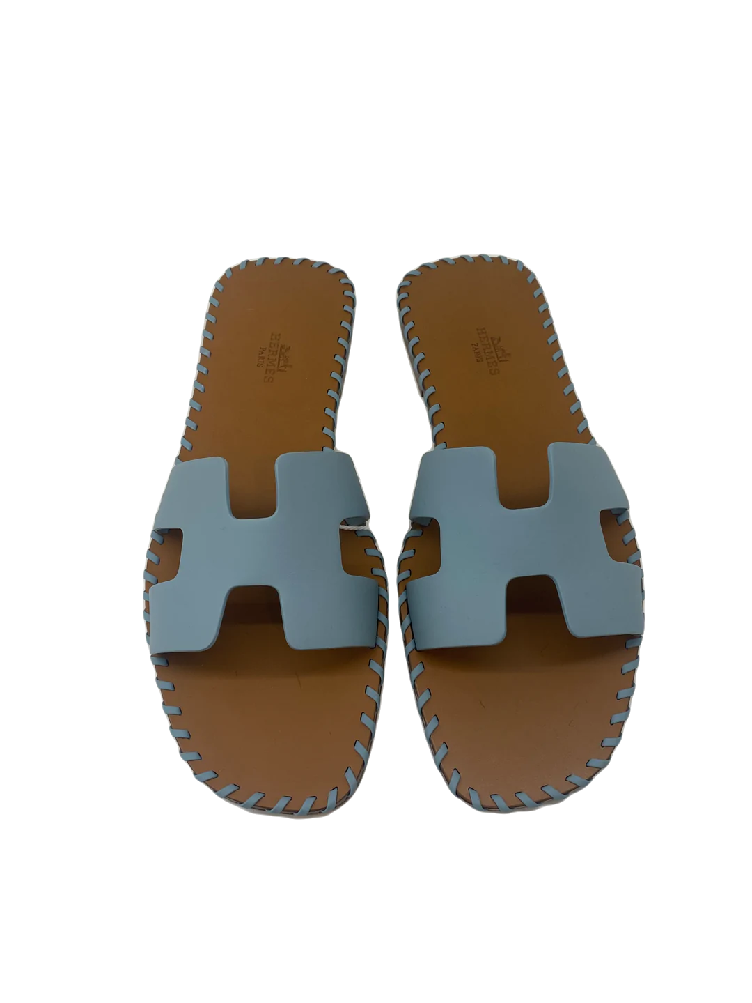 Hermes Oran Sandals - Light Blue 39 - SOLD