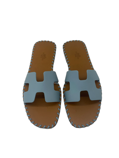 Hermes Oran Sandals - Light Blue 39 - SOLD