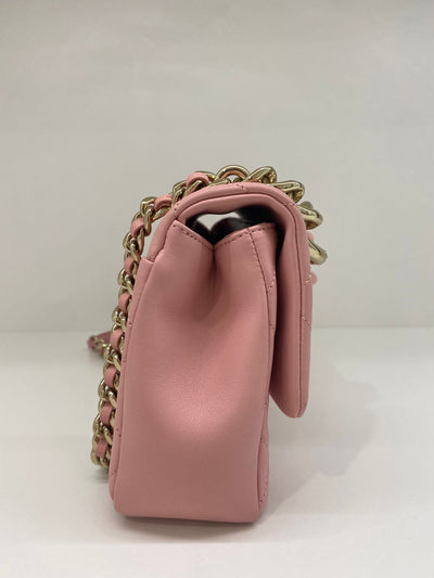 Chanel Light Pink Flap Bag GHW