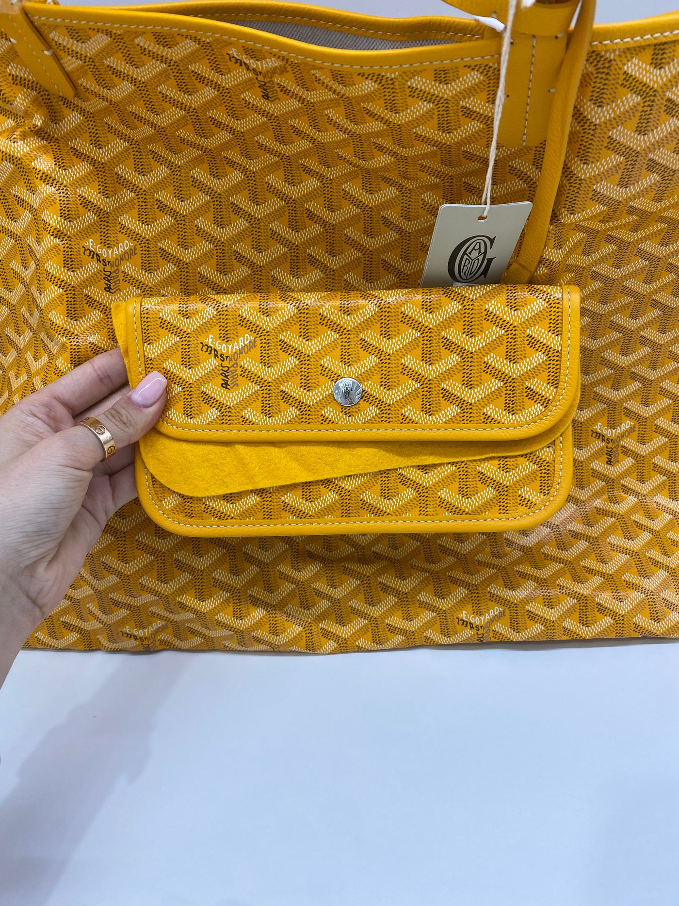 Goyard St Louis Gm Tote Jaune