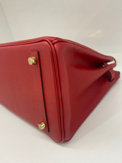 Hermes Birkin 30 Rouge Casaque GHW