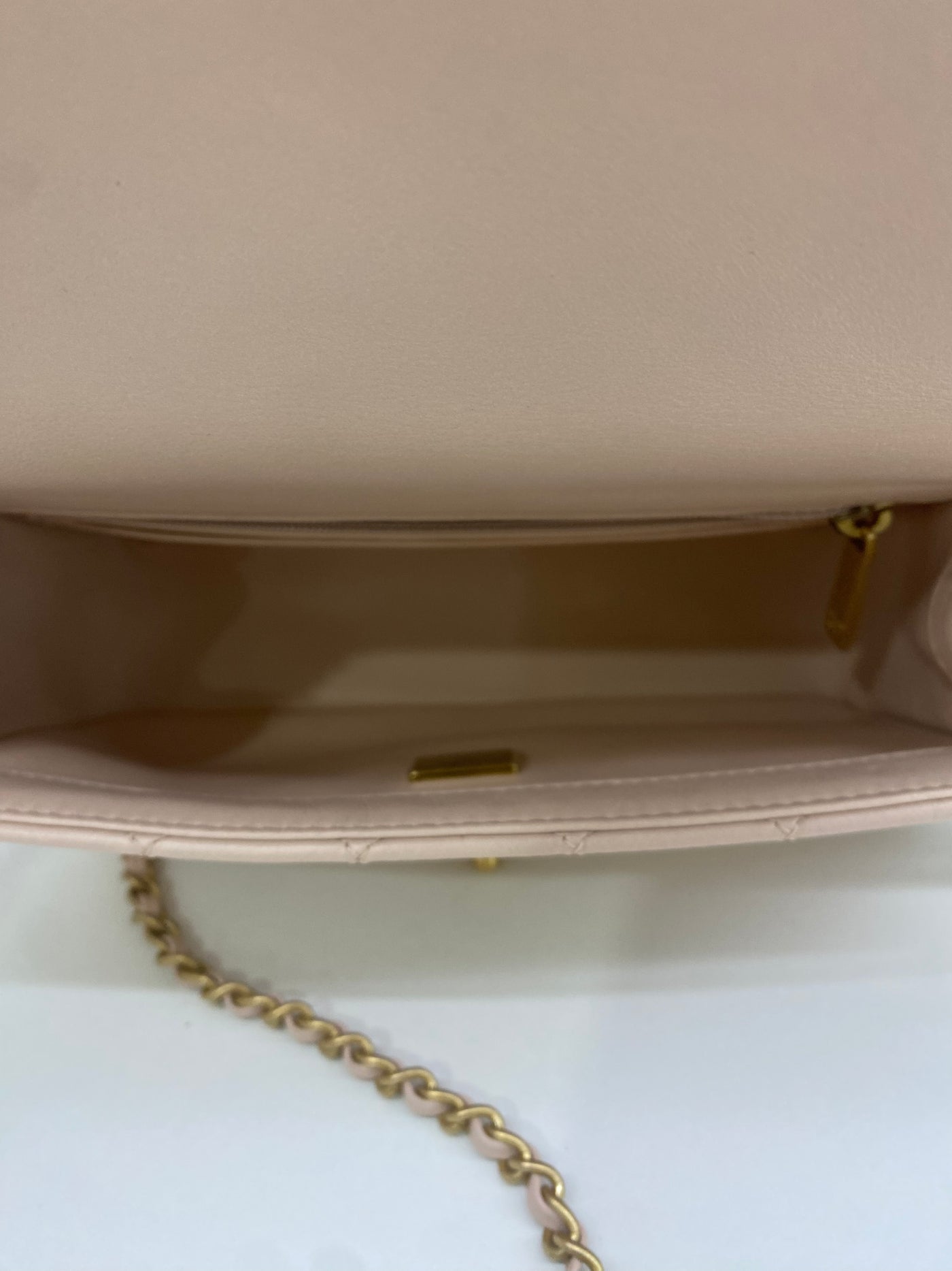 Chanel Mini Flap Bag Pearl Crush