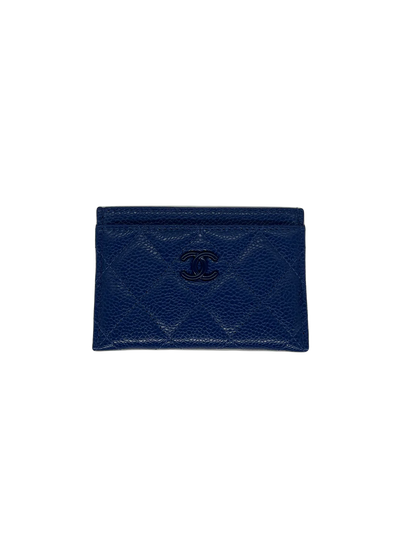 Chanel Card Holder - Blue - SOLD