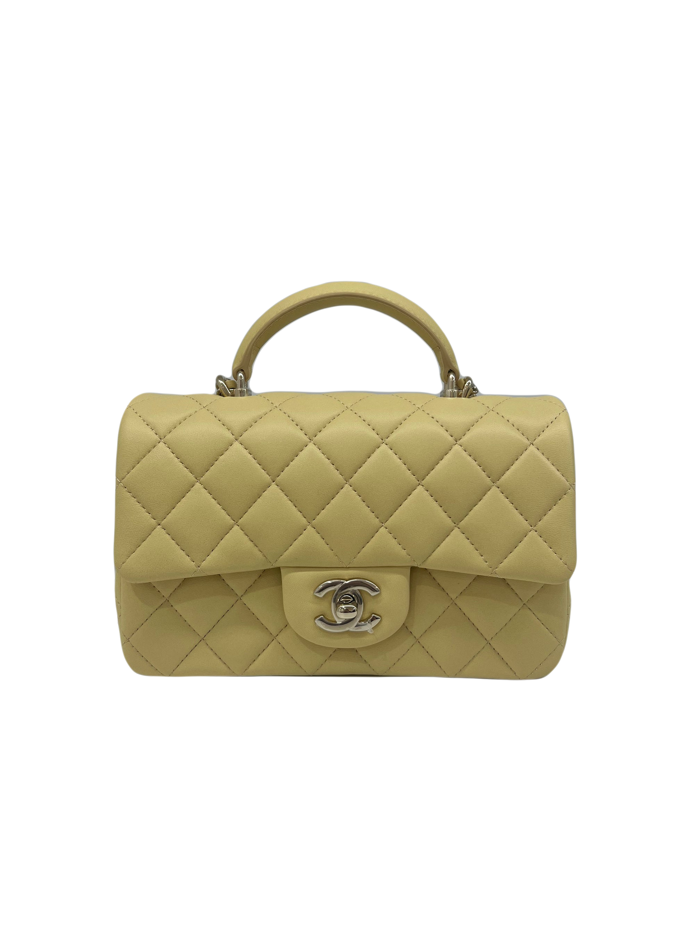 Chanel Top Handle - Yellow CGHW - SOLD