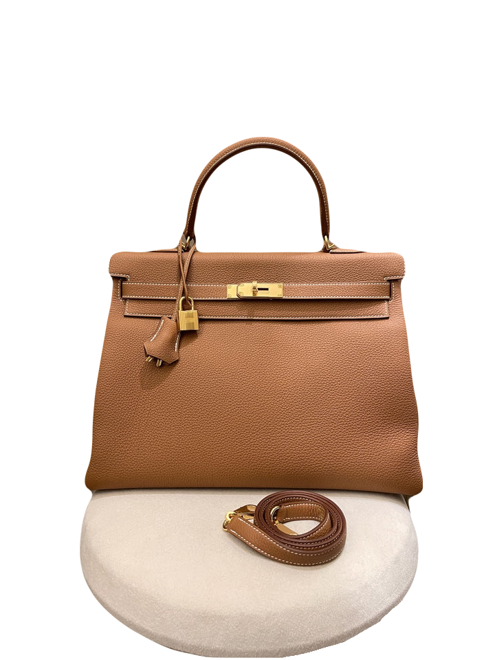 Hermes Kelly 35 Gold (OE)