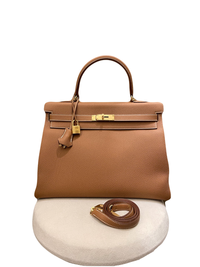 Hermes Kelly 35 Gold (OE)