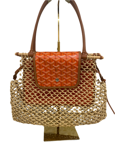 Goyard Goyardine Net Aligre Tote Orange