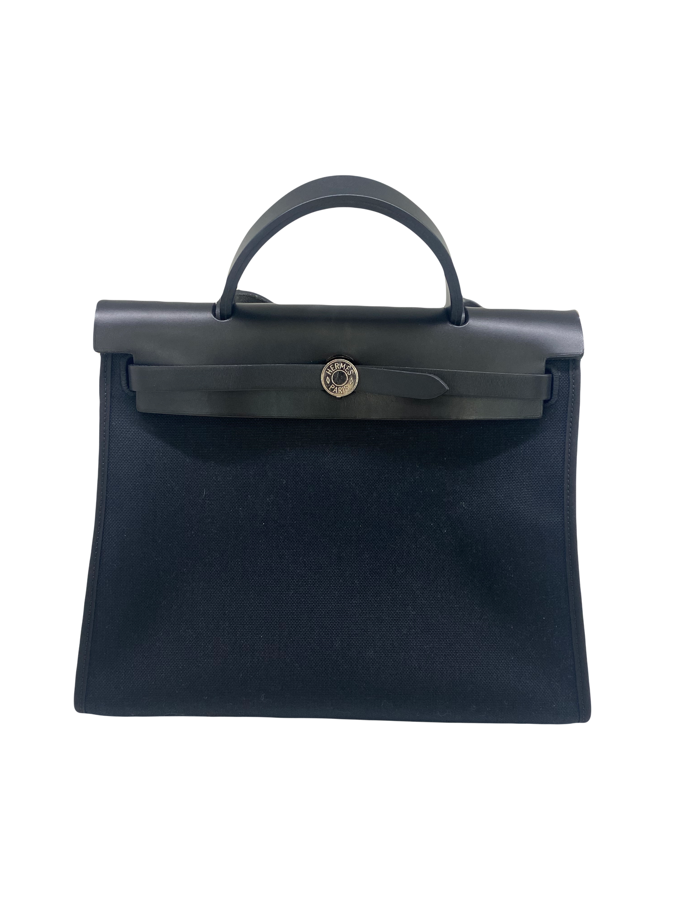 Hermes Herbag Zip 31 Noir PHW