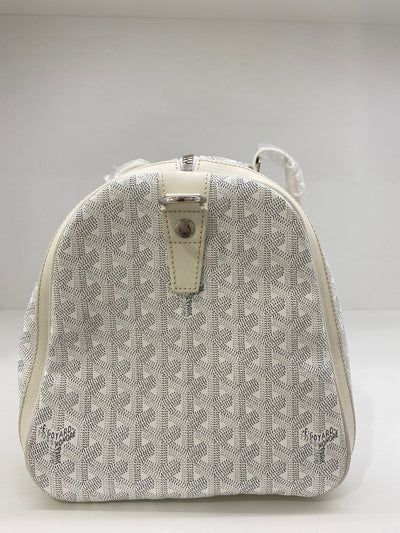 Goyard White Duffle bag - Croisière 50