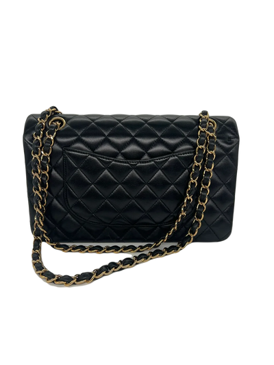 Chanel Classic Flap Bag Medium - Black Lambskin GHW - SOLD