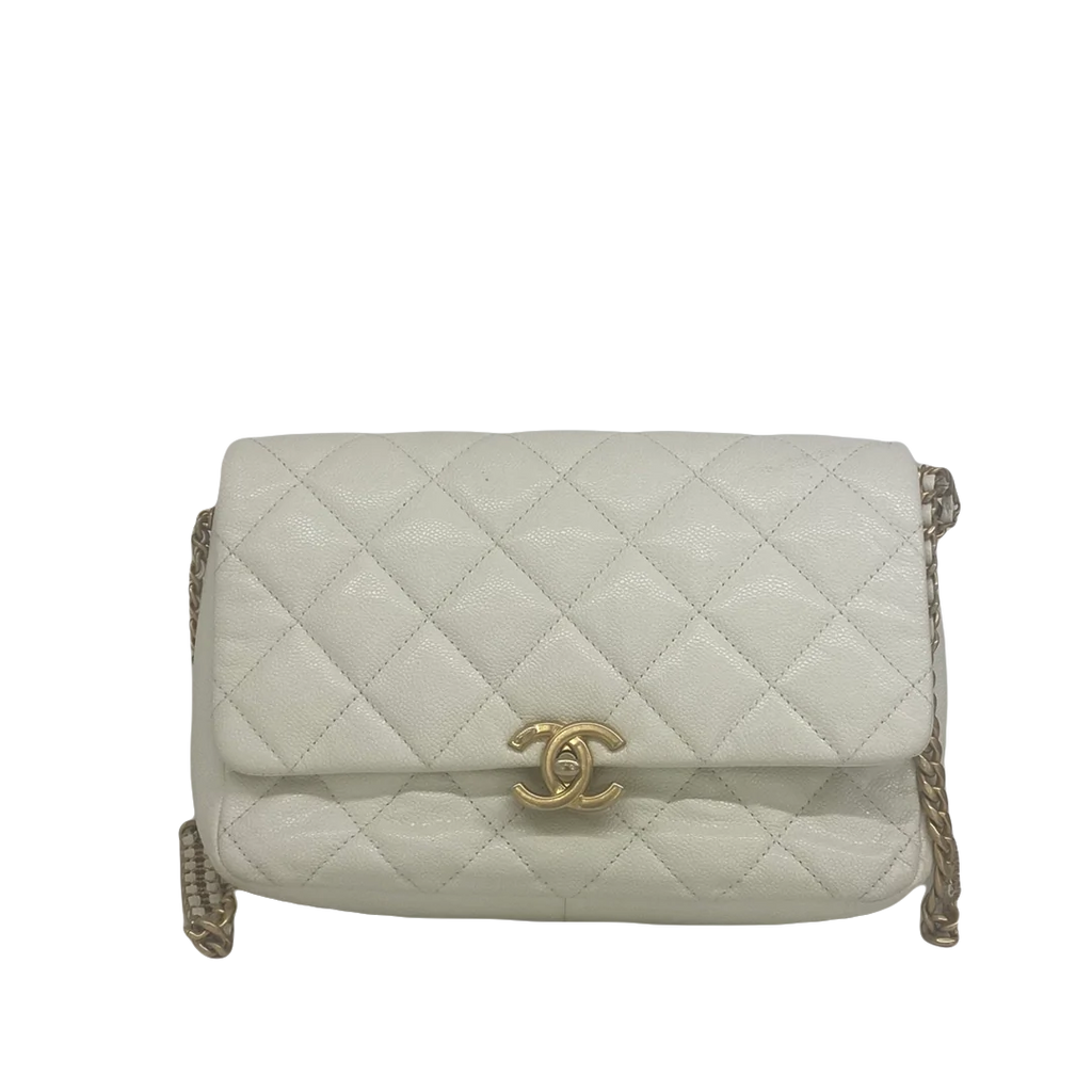 Chanel Flap Bag White GHW – PH Luxury Consignment