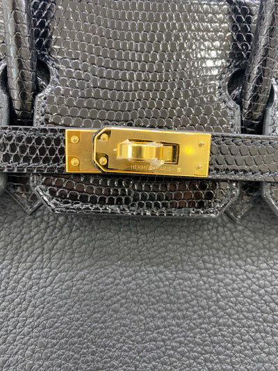 Hermes Birkin 25 Noir GHW Touch