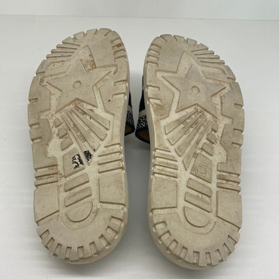 Dior Chunky DWay Slides Blue & White - Size 38