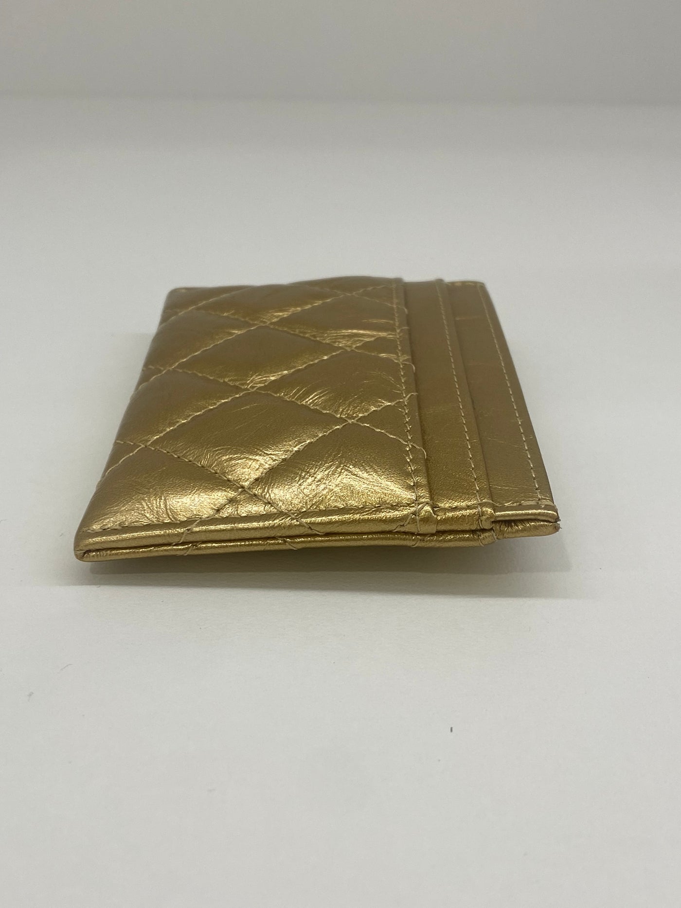 Chanel Card Holder Gold - SOLD
