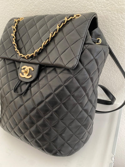 Chanel Urban Spirit Backpack Black GHW (OE)