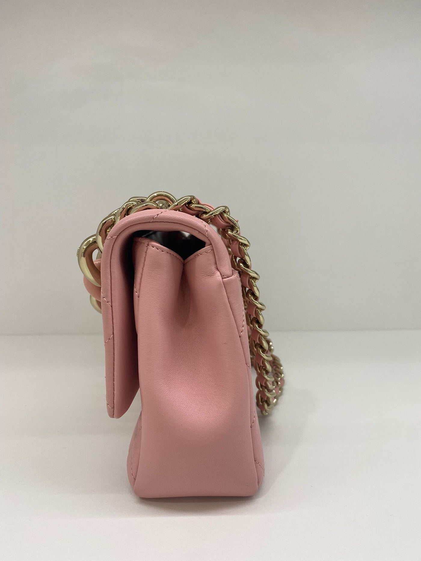 Chanel Light Pink Flap Bag GHW