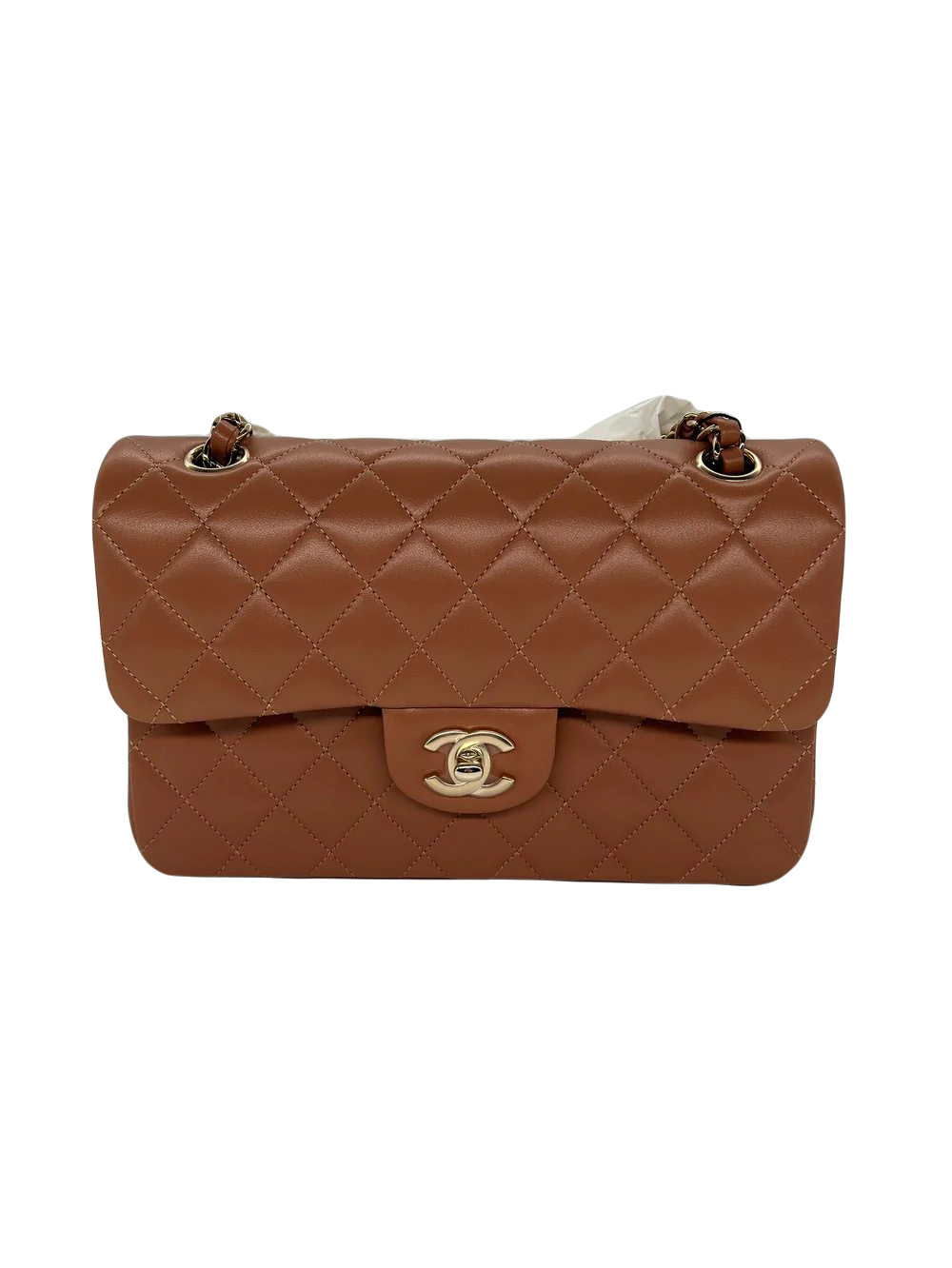 Chanel Classic Flap Bag - Small Caramel GHW