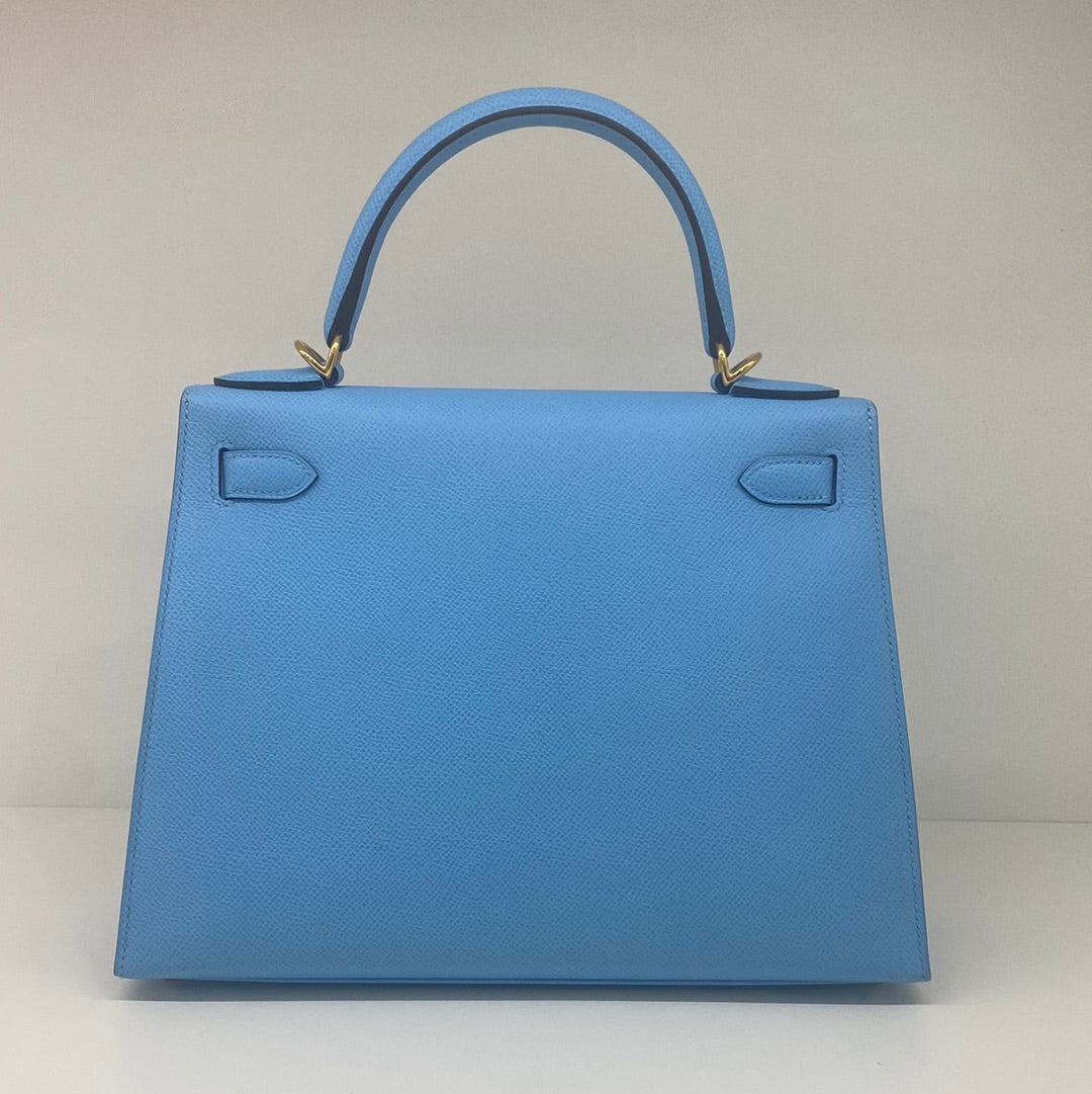 Hermes Kelly 28 Blue Celeste GHW - SOLD