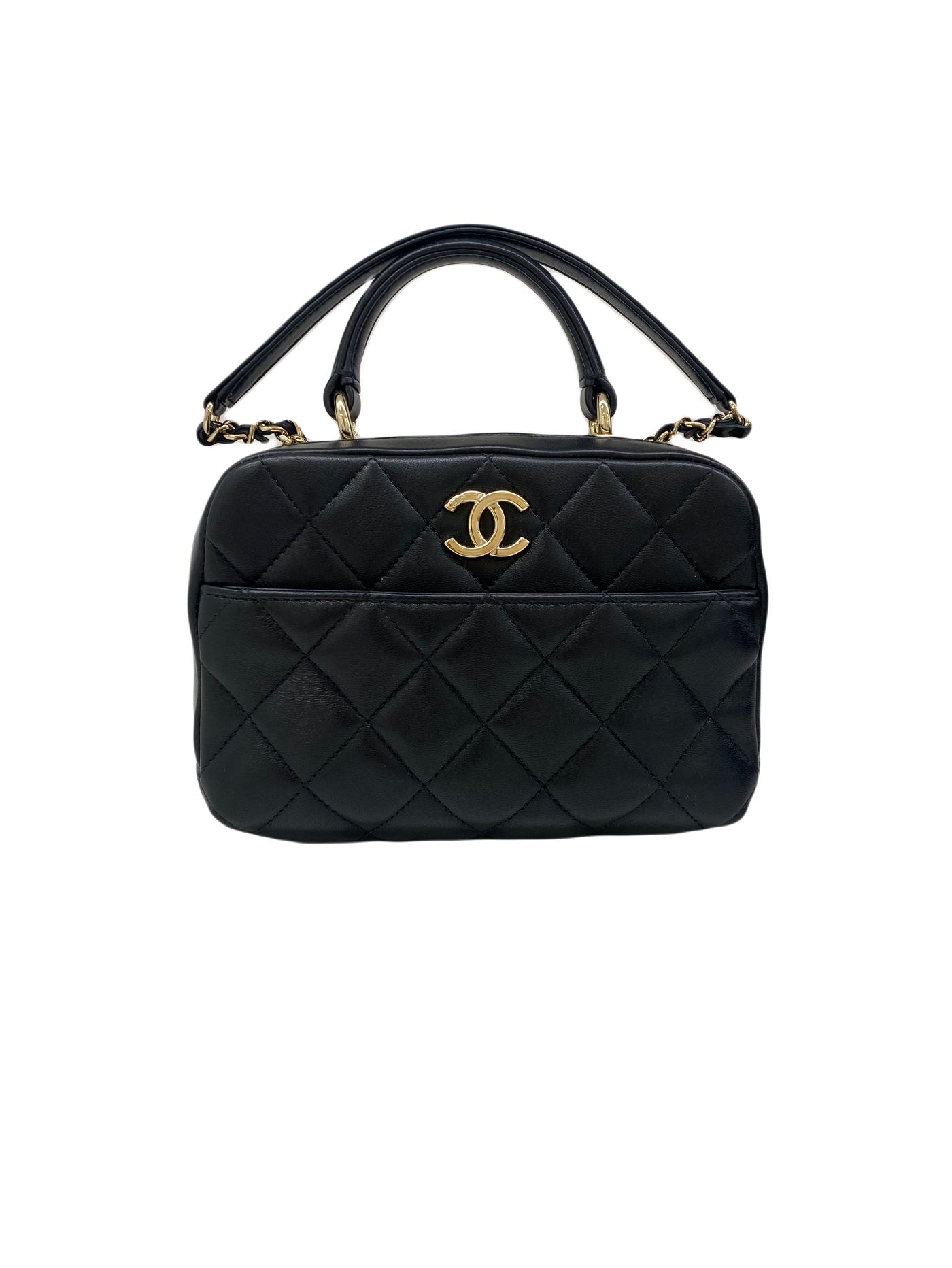 Chanel Trendy CC Bowling Bag Black GHW - SOLD